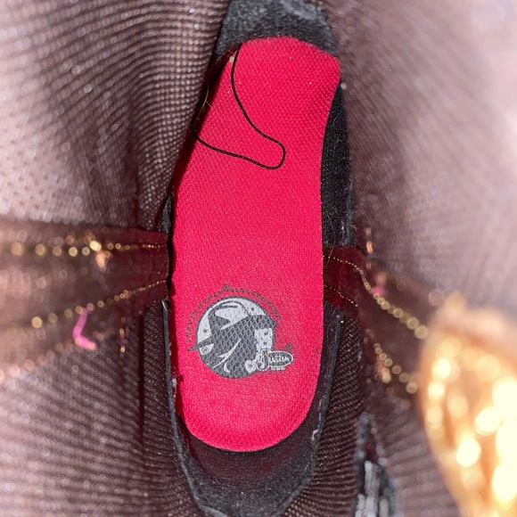 ORIGINAL JUSTIN WOMEN'S CHELLIE WESTERN BOOTIES - SQUARE TOE size 7 worn - Picture 8 of 8